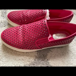 Michael Kors Pink slip on shoes size 6.5